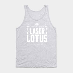 Laser Lotus Pure White Option Tank Top